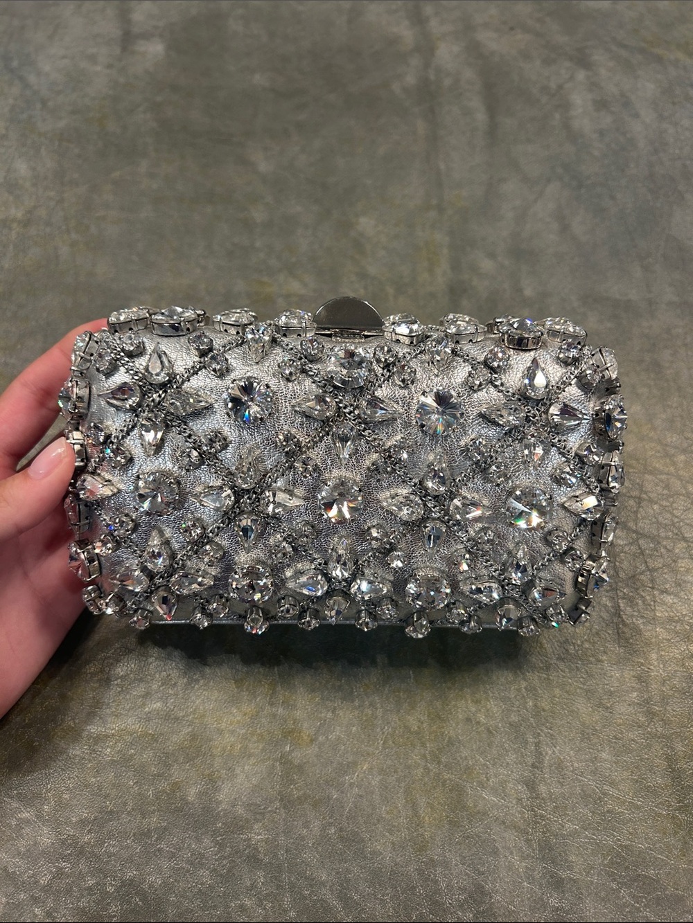 Rodo Crystal Embellished Clutch